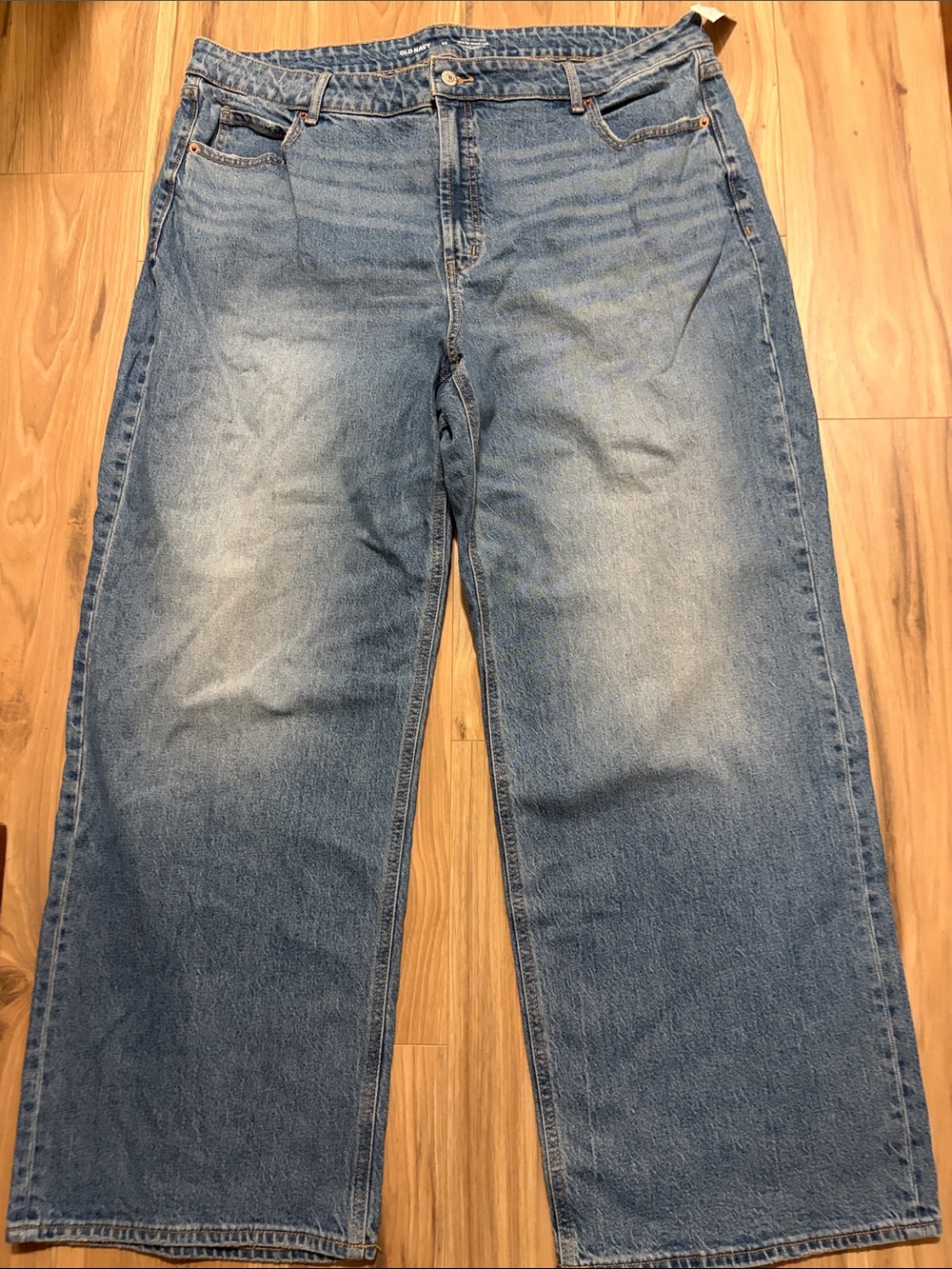 NWT Sky Hi Wide Leg Classic Relaxed Fit Blue Jeans